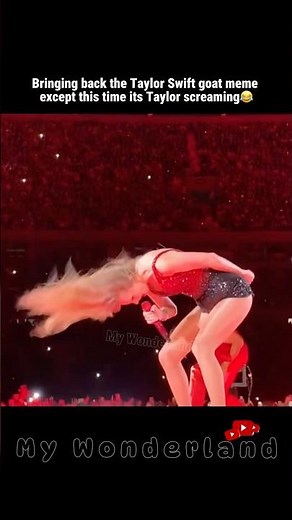 Taylor Swift’s Goat Meme Except This Time Is Taylor Screaming😂😂 #taylorswift