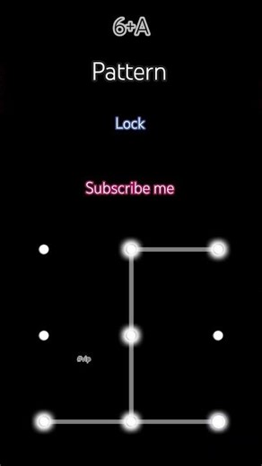 6+A pattern lock screen || A+6 pattern lock android phone hard impossible 😱😮👈🏻😎 || #samjhe #samjha