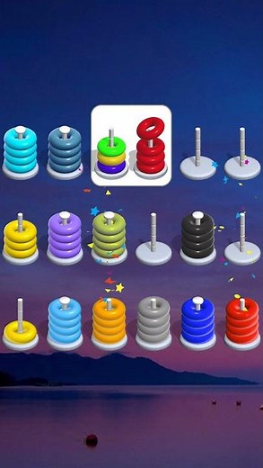 Hoops Sort Puzzle-Stack game