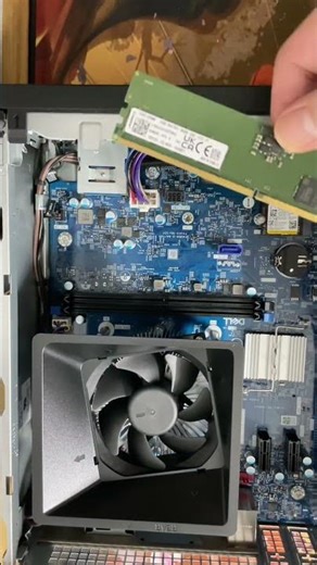 Install 16GB DDR5 RAM into a 14th generation Dell desktop computer #ôngtântân #desktop #dell #laptop