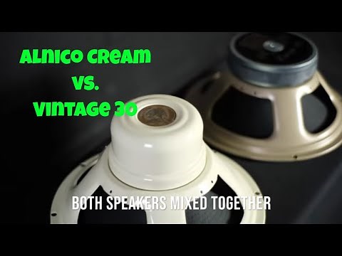 Celestion Alnico Cream vs Vintage 30 Shootout.