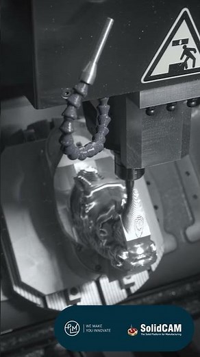Simultaneous 5 axis milling on an STL model | SolidCAM in Action