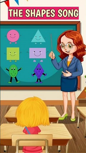 Shapes 💎 Song🎶For Kids🧒 | Shapes Rhymes | Learn English Through Kids Songs | Nursery Rhymes Songs