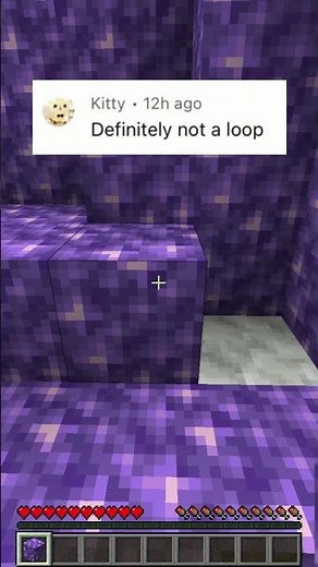 Find the loop in Minecraft 🤔 #Shorts