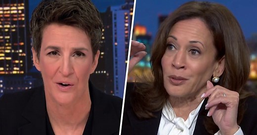 Rachel Maddow’s full interview with Kamala Harris I MSNBC EXCLUSIVE