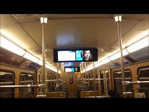 U-Bahn München - Mitfahrt im Typ A mit neuer Fahrgastinformation (Münchner Fenster) auf der U6 [HD]