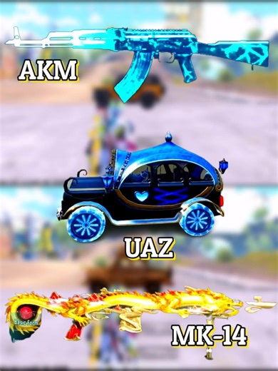 AKM v/s Mk14 Gun UAZ Damage test #bgmi #bgmishort #pubgmobile
