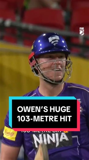 Mitchell Owen's Impressive 103-Metre Six in BBL