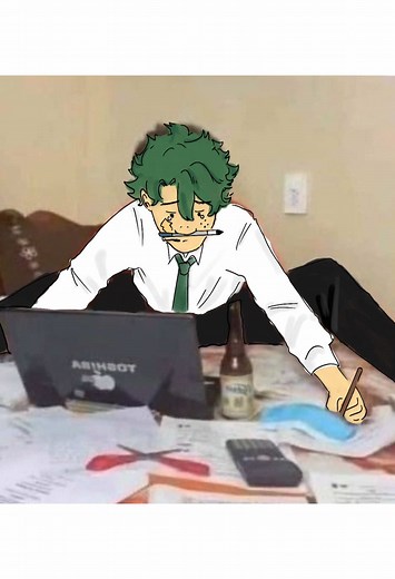 Deku's Late Night Heroics and Student Papers