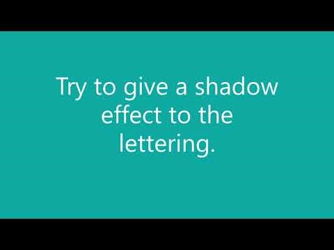 INTERMEDIATE Day 4 Lettering (part 1)