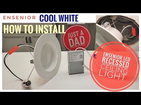 Comparison of LED Recessed Ceiling Lights and How To Install