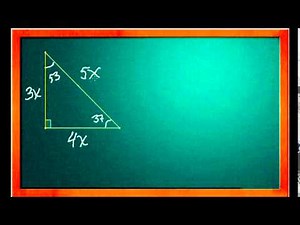 TRIANGULOS RECTANGULOS NOTABLES