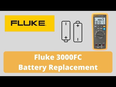 Fluke 3000FC Multimeter Battery Replacement - 60 Seconds or Less - Simple, Easy, Fast