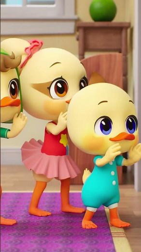 Knock knock, Who's at the door?🚪💥 | Nursery Rhymes & Kids Songs #shorts @Ducklingdo