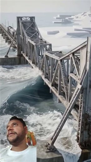 How do you build a massive railway bridge over the ocean with only shifting sand beneath? #youtubesh