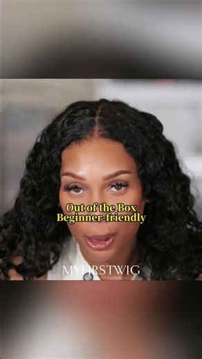 No Glue, No Slip, All Style: Our Curly Wig is Flawless Straight Out The Box! #myfirstwig