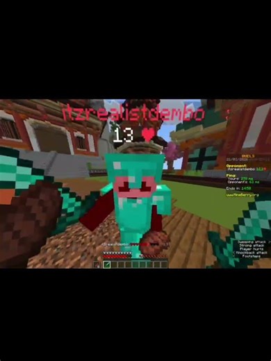 learn combo in minecraft sword PVP