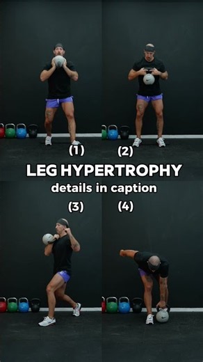 Kettlebell LEGS HYPERTROPHY Exercises