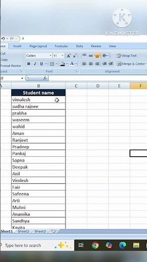 How to arrange Data Alphabatecly |short option in Excel