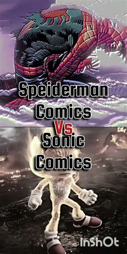 Spiderman vs Sonic who's stronger