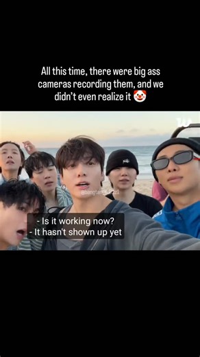 BTS Edits 💜 on Instagram: "We own this emoji 🤡 They were recording netflix documentary that time😭 (Jin, jimin, suga, yoongi, namjoon , jungkook, taehyung, j hope) #bts #edits #explorepage"