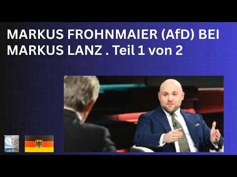 Markus Frohnmaier (AfD) bei Markus Lanz am 09. 04. 2026. Teil 1 von 2