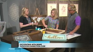 The Wood Connection: Decorating with Signs