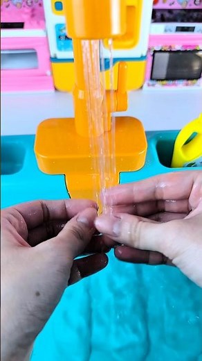 Satisfying with Unboxing & Review Miniature Kitchen Sink | ASMR Video no music #asmrtoys #minitoys