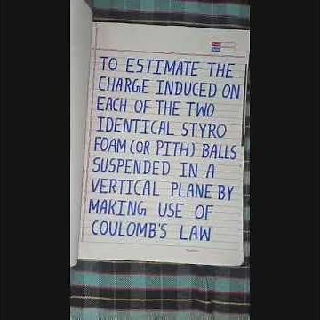 12th physics investigatory project estimate the charge induced on the two identical styrofoam balls