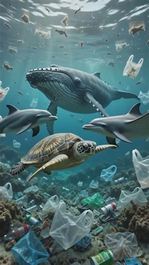 🌊 The Ocean Speaks: Don't Throw Garbage Into Our Home.