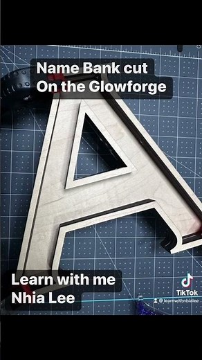 Made a custom Name Piggy Bank using Glowforge