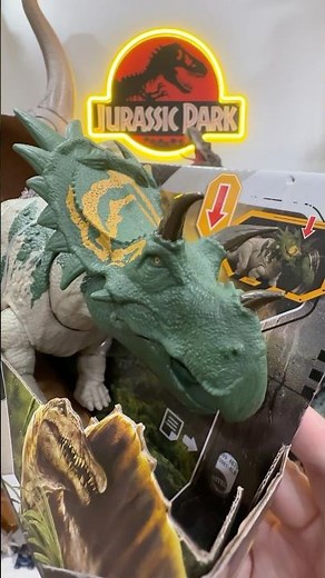 NEW TOY ARRIVAL: Wild Roar Spiclypeus from Jurassic World Rebirth | CollectJurassic.com