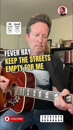 How to Play Keep the Streets Empty for Me #FeverRay #Guitar