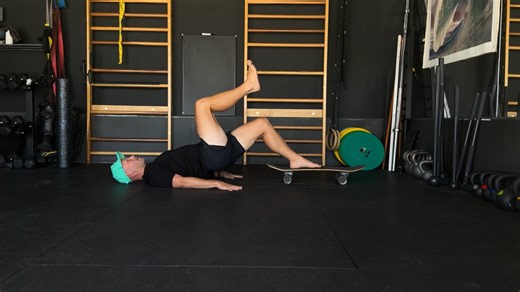 Supine SL Hamstring Curl