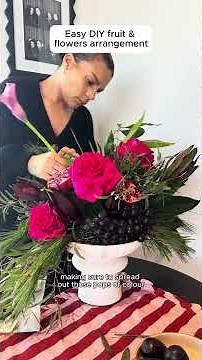Easy DIY Fruit & Flower Centrepiece - Bloom & Wild