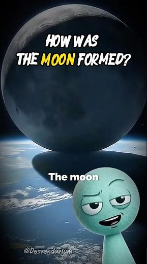 How the moon has created? 🌕 | #shorts