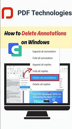 How to Remove Annotations on Windows in Seconds! 🔥 | Easy & Fast | ComPDFKit #pdf #windows
