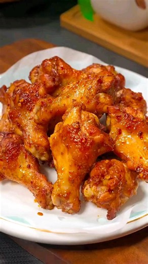 Crispy & Juicy Air Fryer BBQ Chicken Drumettes 🍗🔥 #AirFryerRecipes #ChickenDrumettes #BBQChicken