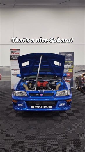 Identifies as a Ferrari… 🇮🇹 It takes serious dedication to pull off an engine swap this wild, and it takes serious engineering to control that power! That’s why this build trusts @ebcbrakesofficial to handle the power. Did you see this at SEMA Show? #Subaru #Ferrari #SEMA #EBCBrakes | Slammed UK