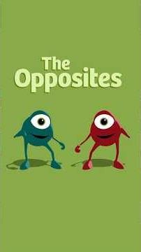 Opposites Song for Kids 🎵 | Learn Opposite Words in English | #Shorts