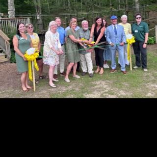 Today we celebrated The Adventure Park at Heritage Museums & Gardens with an official ribbon cutting. Special thanks to State Senator Susan Moran, State Representative Steve Xiarhos, Cape Cod Chamber of Commerce, Sandwich Chamber of Commerce, Cape Cod Canal Region Chamber of Commerce, and the Heritage Board of Trustees #CapeCod #SandwichMA #NewEngland #Massachusetts #WickedCapeCod #CapeCodInsta #CapeCodChamberLove #CapeCodCanal #CapeCodAdventurePark | Heritage Museums & Gardens
