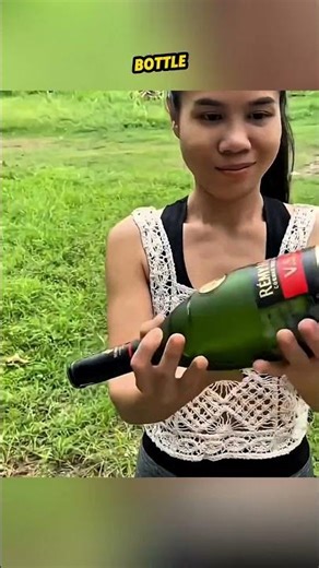Bottle to Glass Magic 😲#shorts