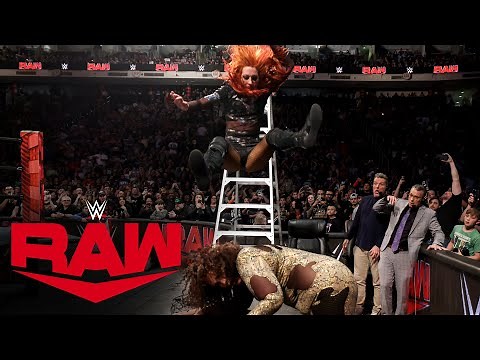 FULL MATCH — Becky Lynch vs. Nia Jax – Last Woman Standing Match: Raw, March 18, 2024
