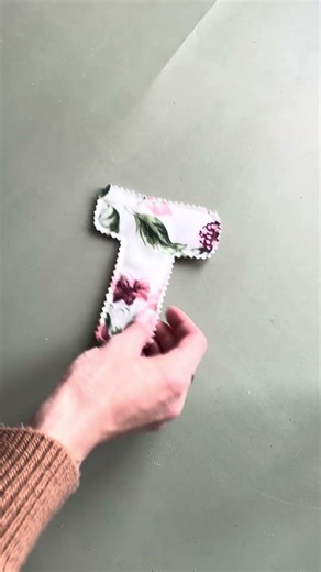 Letter banner making process