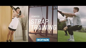 Completa i tuoi allenamenti sportivi con le cinghie Strap training di Domyos, adatte per fare sport ovunque tu voglia. | Decathlon Italia
