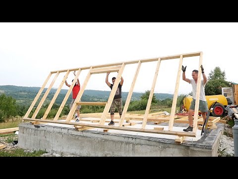 Ep02 Am ridicat primii pereti! Cum sa construiești o casa de lemn DIY | Tiny House Wood