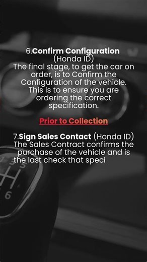 New Car Order Process