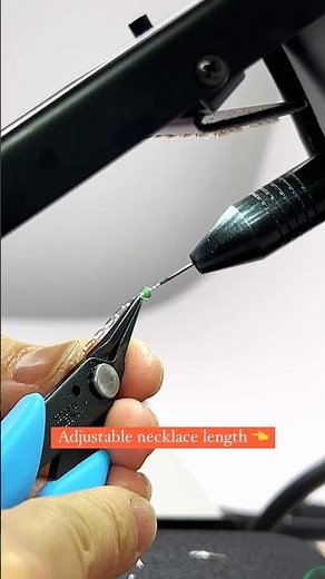 Micro Welding Lessons: Episode 3 | How To Weld An Emerald "Y" Necklace #shorts