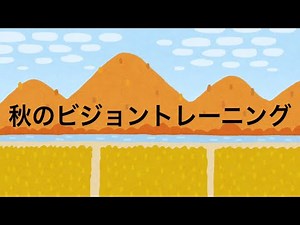 秋のビジョントレーニング