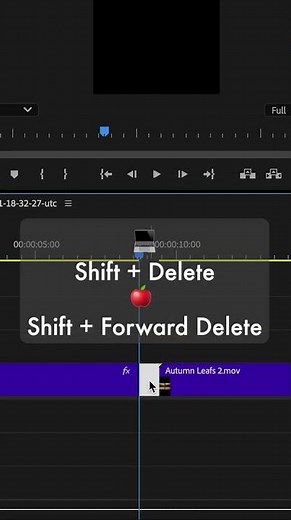 Eliminate Gaps Instantly: Ripple Delete in Premiere Pro!